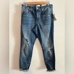 3/$20 Universal Thread NWT High Rise Skinny Distressed Medium Wash Jeans Size 8